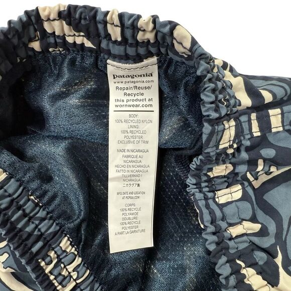 New With Tags Patagonia Mens XS Blue Baggies Longs 7" Inseam - Picture 5 of 8